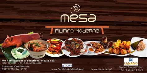 Mesa Filipino Moderne, Davao City .